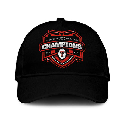 Texas Tech Red Raiders 2025 CHAMPIONS Big12 Football Combo T-shirt