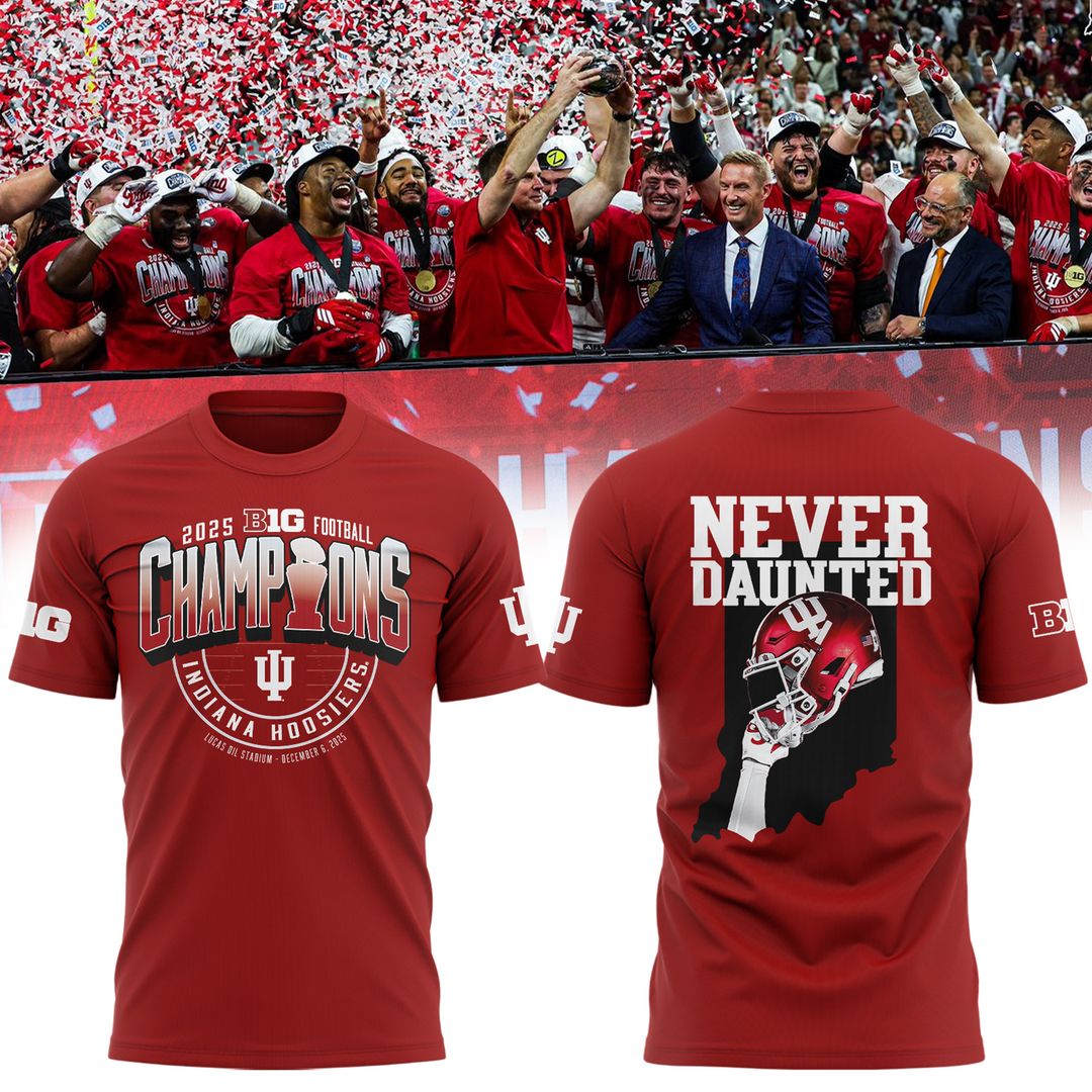 India Football 2025 Big Ten Football Conference Champions T-Shirt