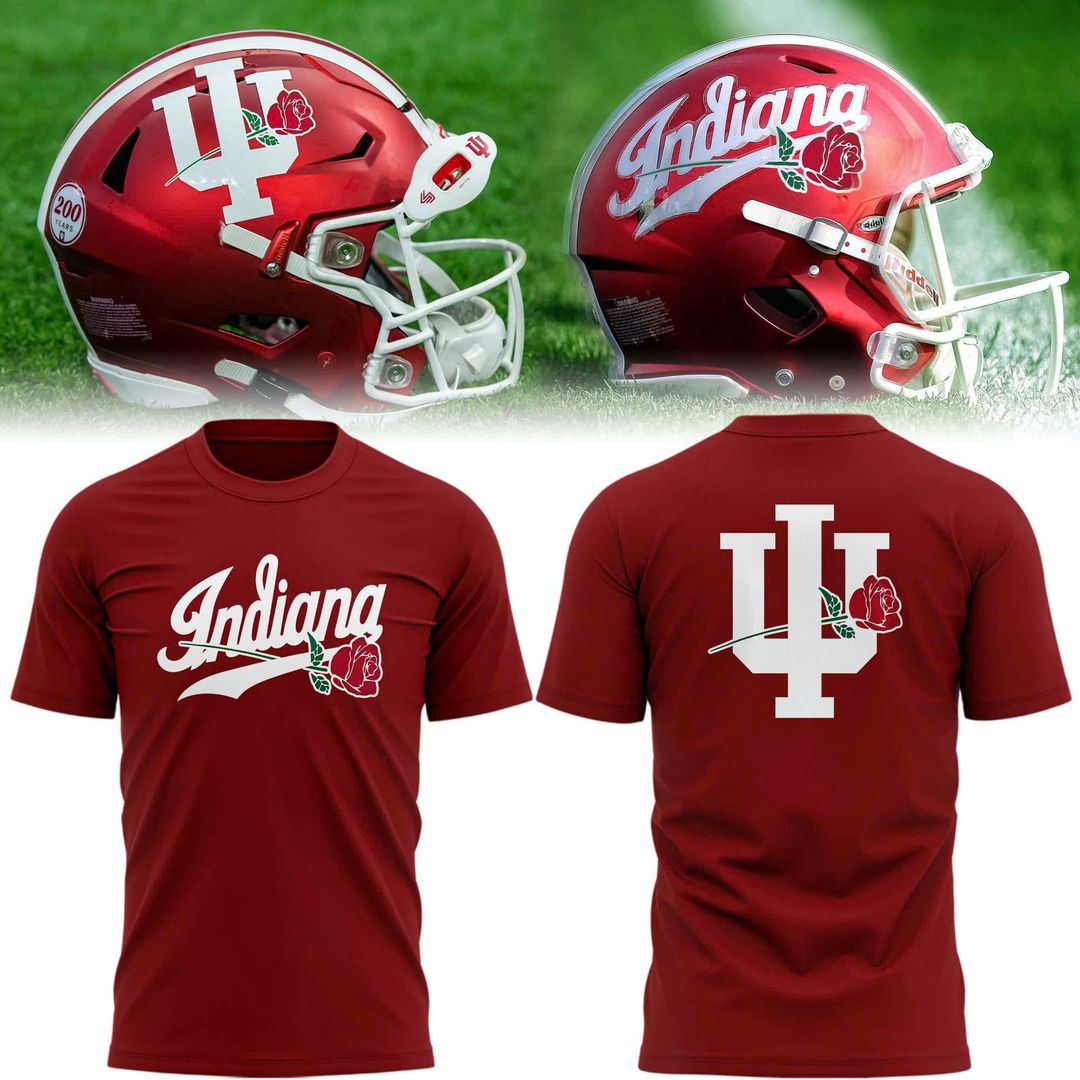 Indiana Hoosiers 2025 Rose Bowl Game T-Shirt