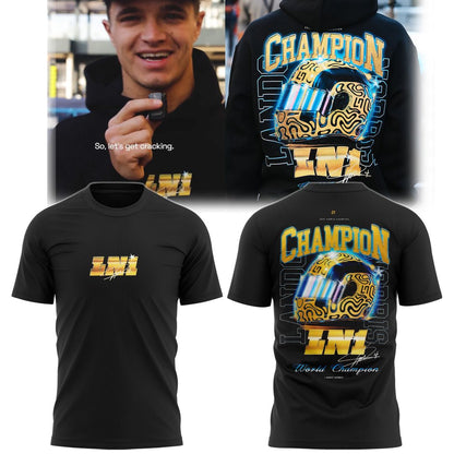Limited Edition 2025 Lando Norris World Champions Combo T-Shirt