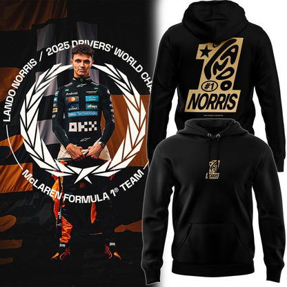 Limited Edition 2025 Lando Norris World Champions Combo Hoodie