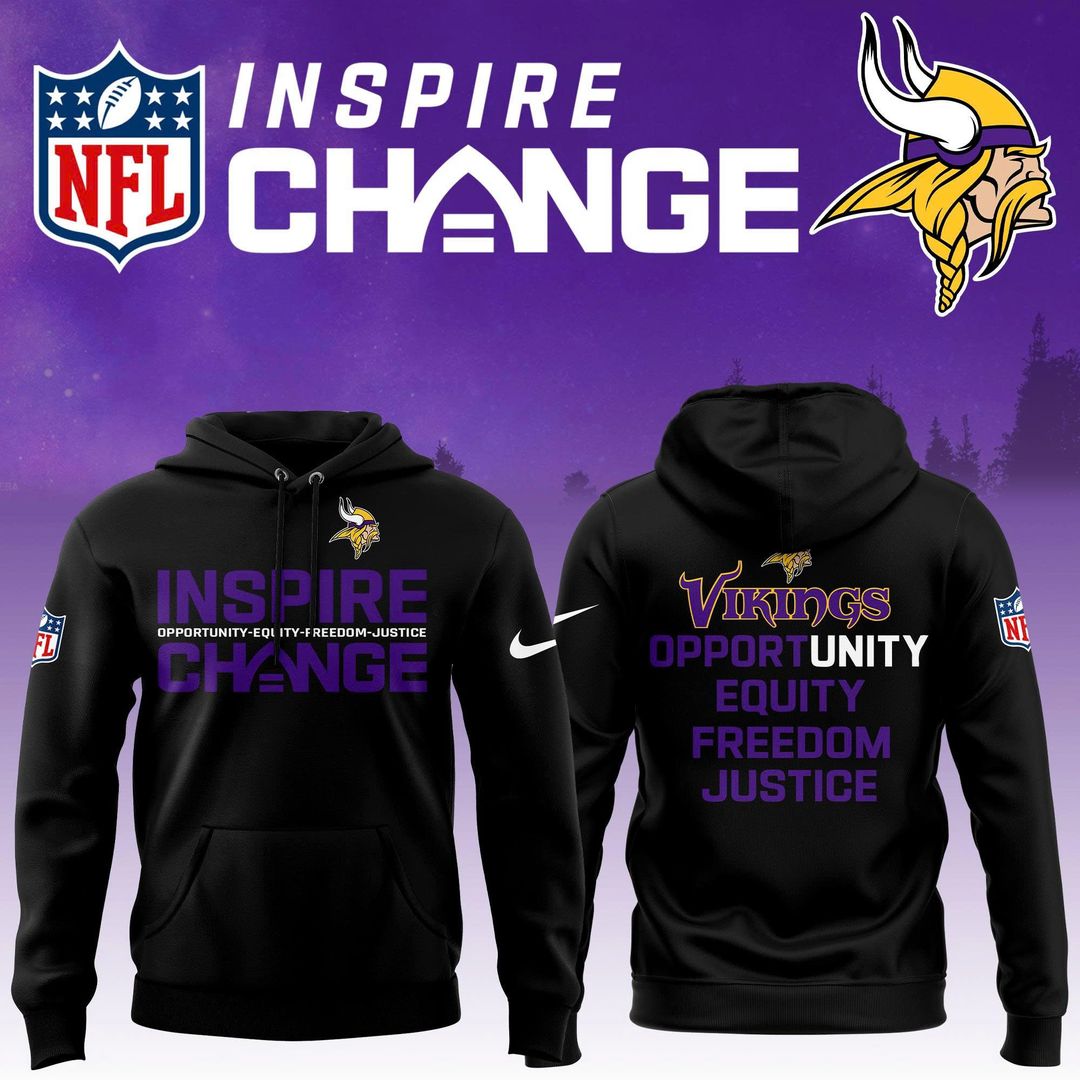 Minnesota Vikings 2025 Inspire Change Combo Hoodie