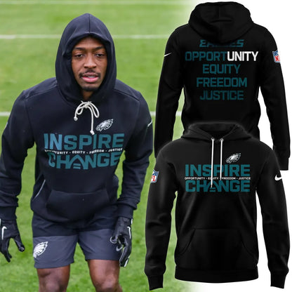 Philadelphia Eagles 2025 Inspire Change Combo Hoodie
