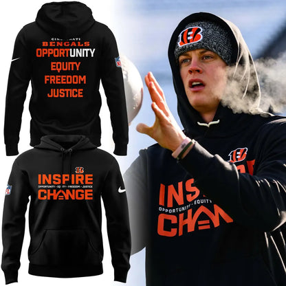 Cincinnati Bengals 2025 Inspire Change Combo Hoodie