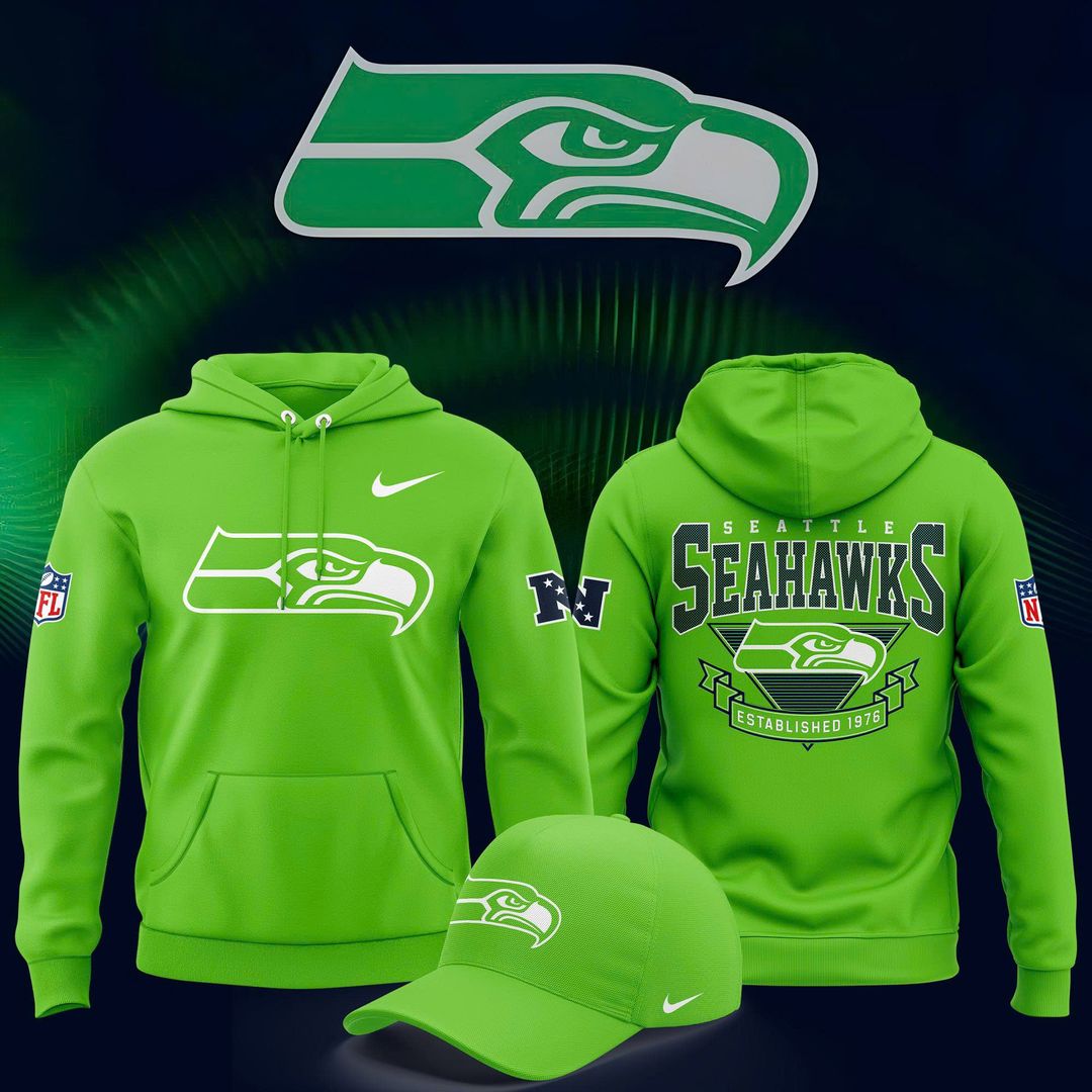 Seattle Seahawks Neon Green Special Hoodie