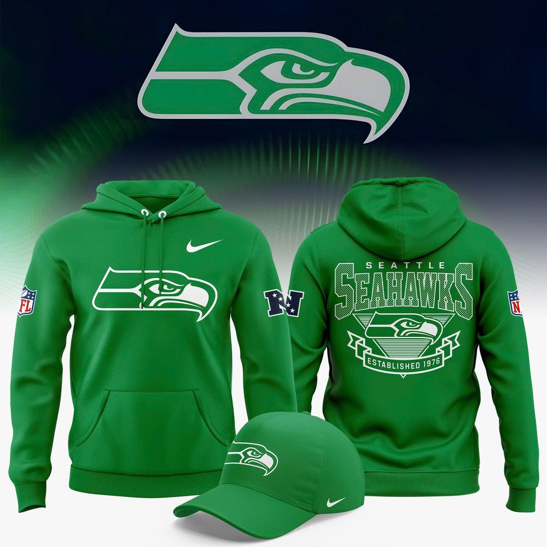 Seattle Seahawks Green Special Combo Hoodie