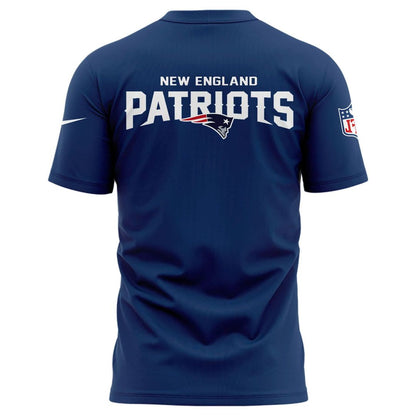 New England Patriots Navy Primetime Club Logo TShirt