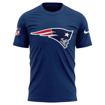 New England Patriots Navy Primetime Club Logo TShirt