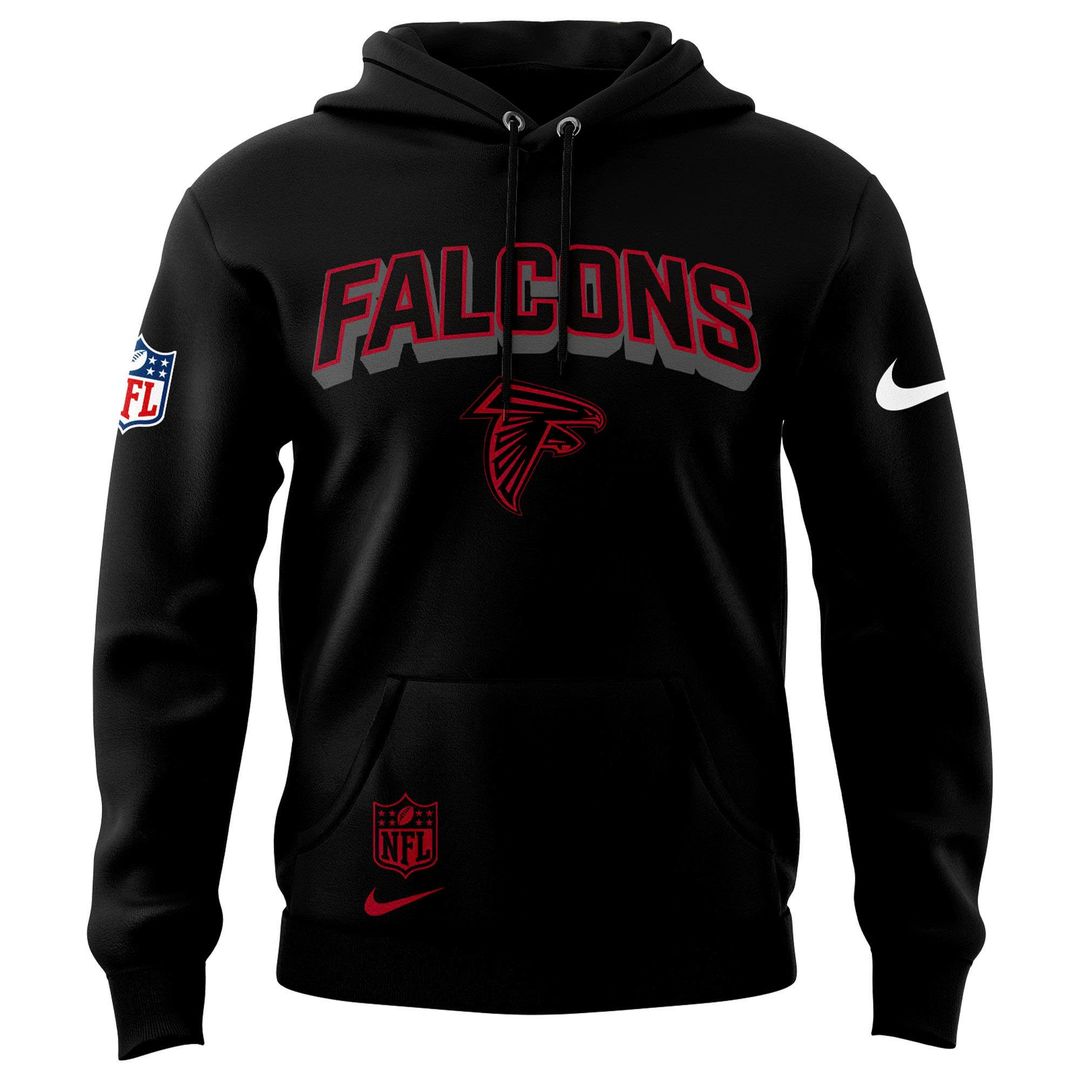 Atlanta Falcons Black Premium Pullover Hoodie