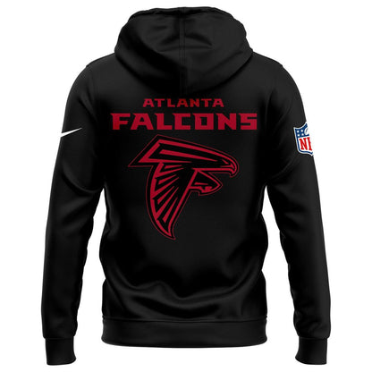 Atlanta Falcons Black Premium Pullover Hoodie