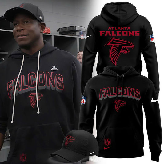 Atlanta Falcons Black Premium Pullover Hoodie