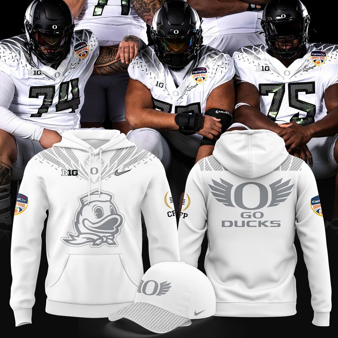Oregon Football Quarterfinals Uniform Combo Hoodie 2025