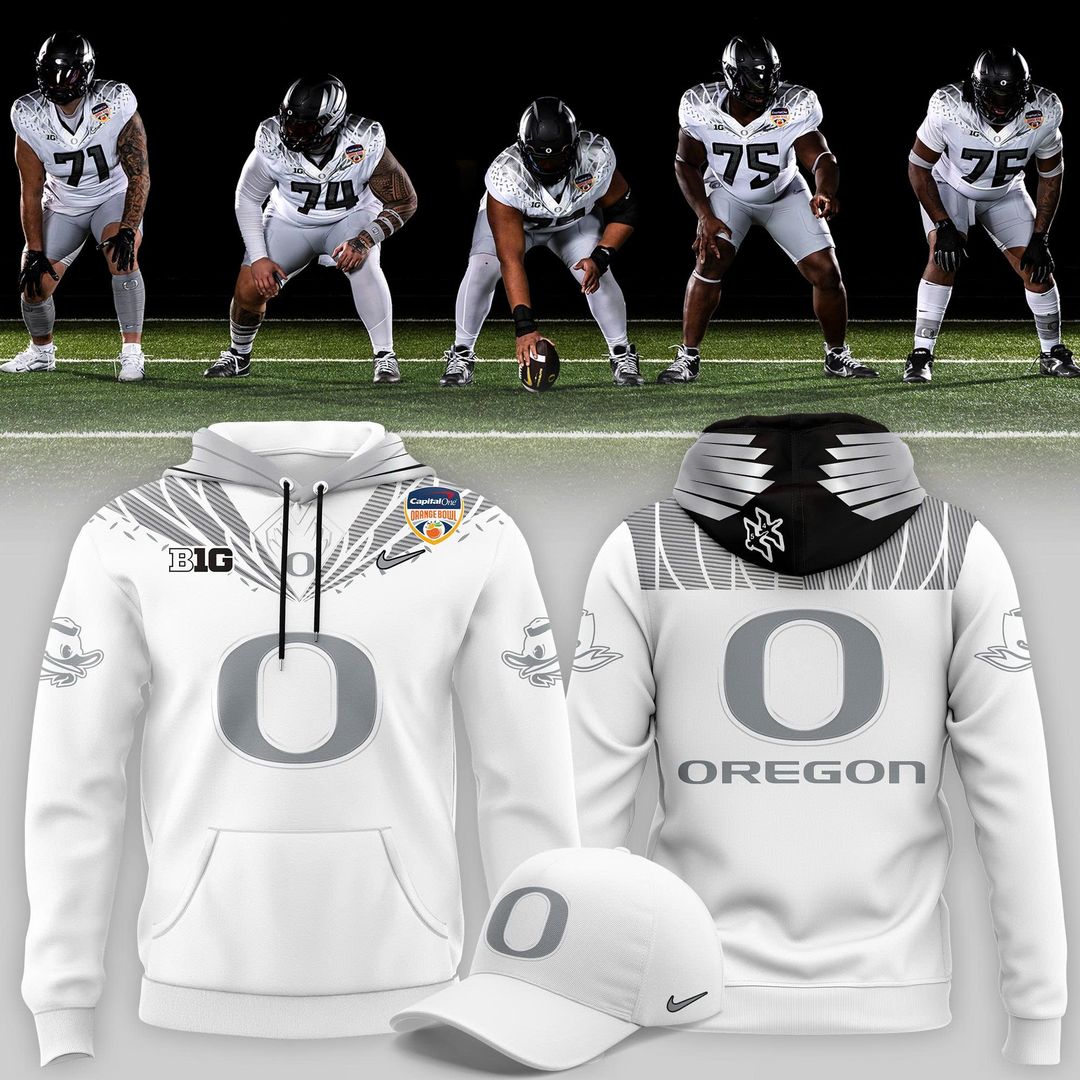 Oregon Football Quarterfinals Uniform Combo Hoodie 2025