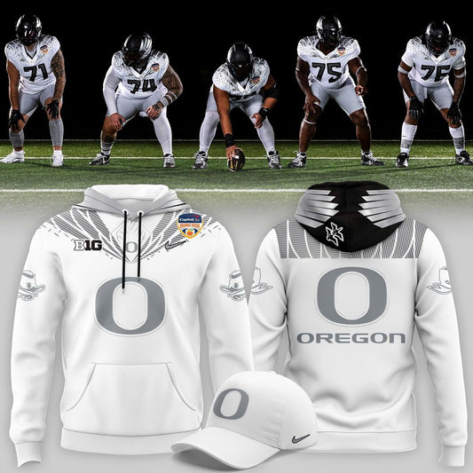 Oregon Football Quarterfinals Uniform Combo Hoodie 2025