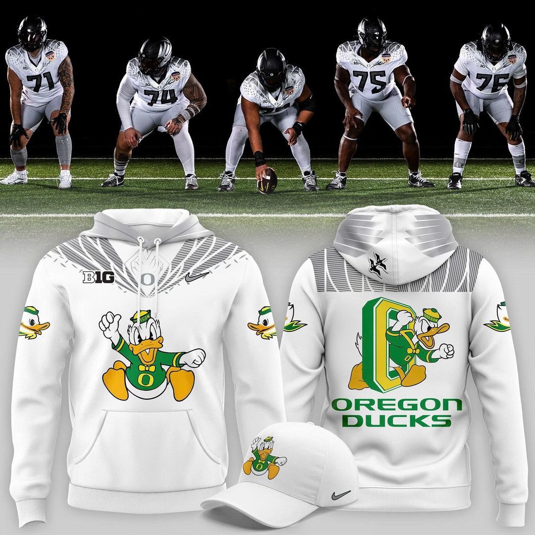 Oregon Football Quarterfinals Uniform Combo Hoodie 2025