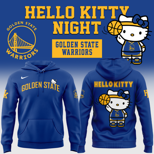 Special New Edtion Golden State Warriors x Hello Kitty 2026 Hoodie