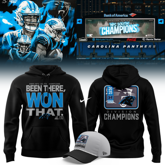 Carolina Panthers 2025 AFC EAST Division Champions Been There Won That Combo Hoodie