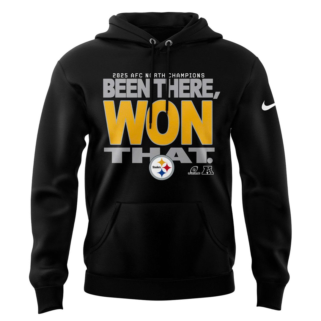 Pittsburgh Steelers 2025 AFC North Division Champions Combo Hoodie