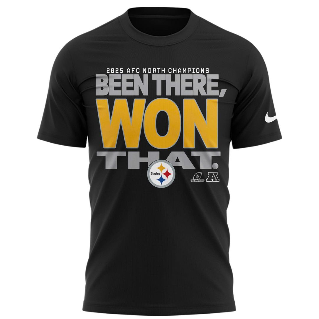 Pittsburgh Steelers 2025 AFC North Champions Been there, won that Combo T-Shirt