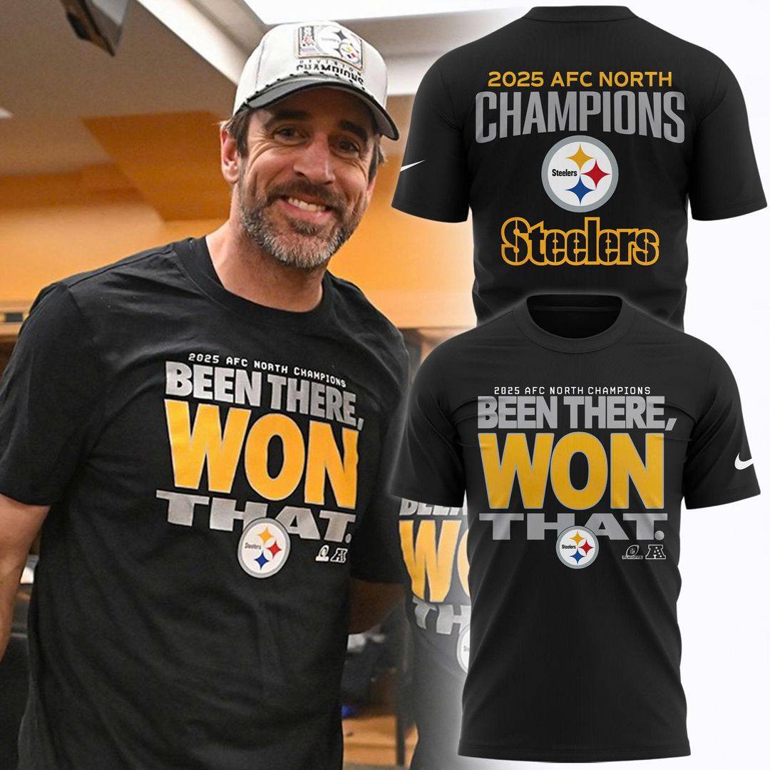 Pittsburgh Steelers 2025 AFC North Champions Been there, won that Combo T-Shirt