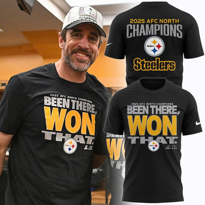 Pittsburgh Steelers 2025 AFC North Champions Been there, won that Combo T-Shirt