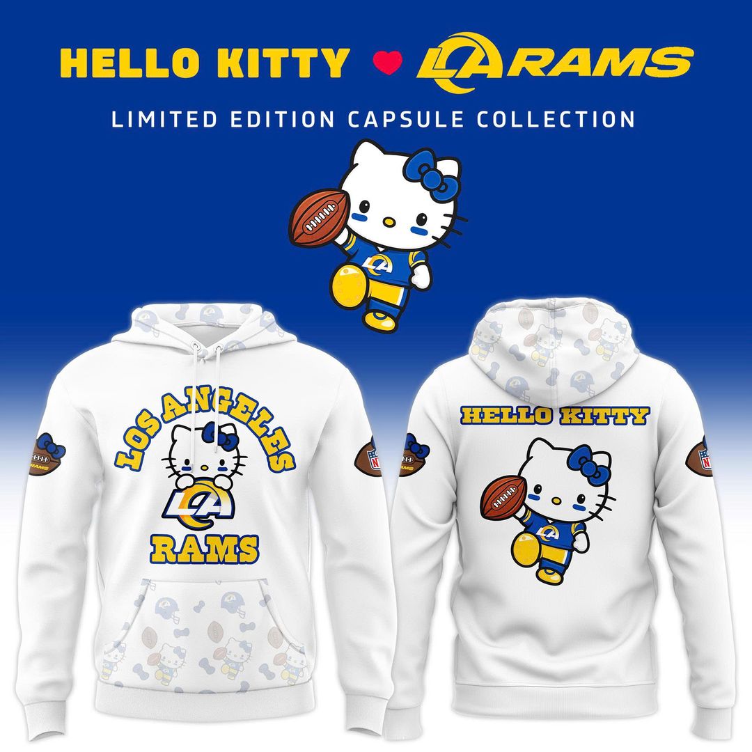 Los Angeles Rams x Hello Kitty Limited Edition Hoodie