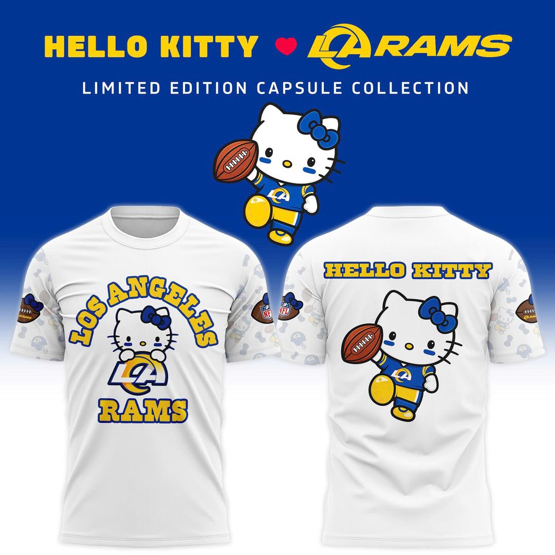 Los Angeles Rams x Helllo Kitty Night 2026 Combo T-Shirt