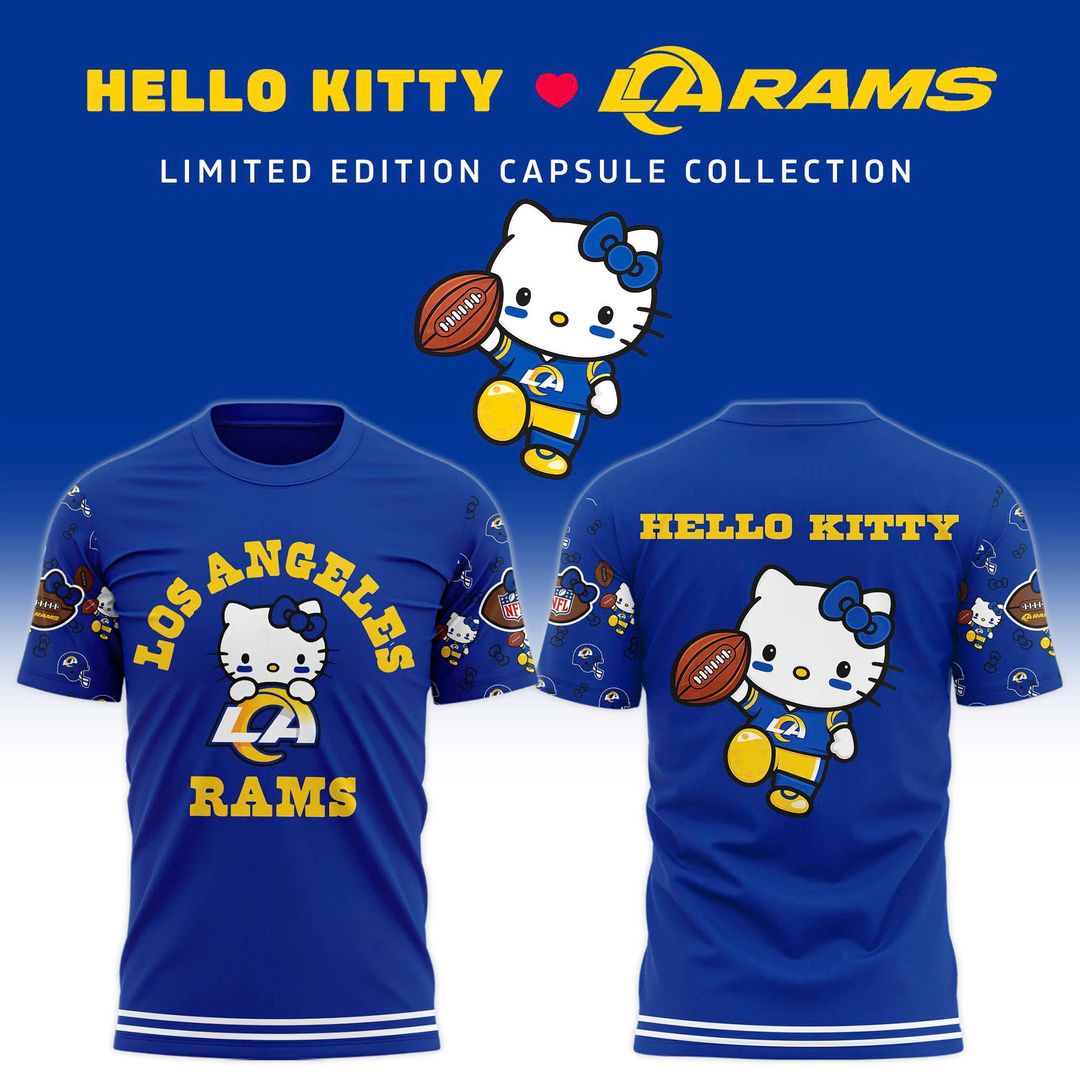 Los Angeles Rams x Helllo Kitty Night 2026 Combo T-Shirt