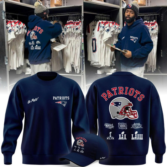 2026 Limited edition Sweatshirt New England Patriots for fans