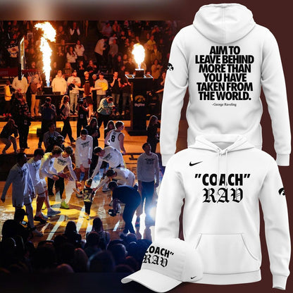 Honoring Coach Raveling Iowa Hawkeyes men's basketball Limited edition Hoodie