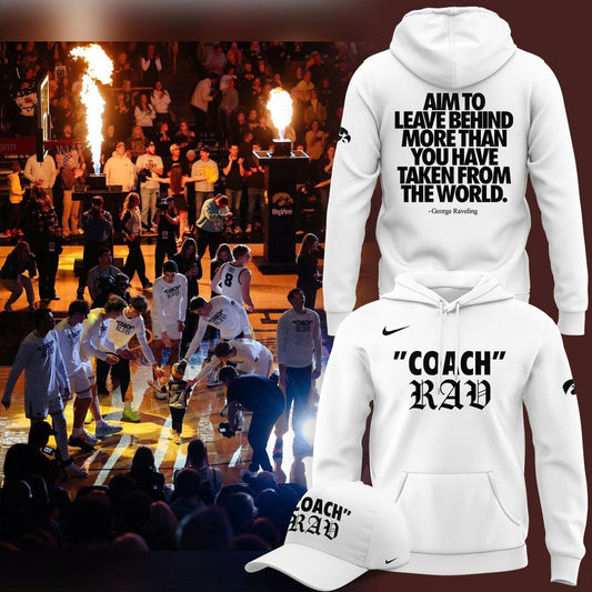 Honoring Coach Raveling Iowa Hawkeyes men's basketball Limited edition Hoodie