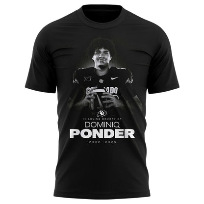 In Loving Memory of Dominiq Ponder 2002–2026 Tribute T-Shirt
