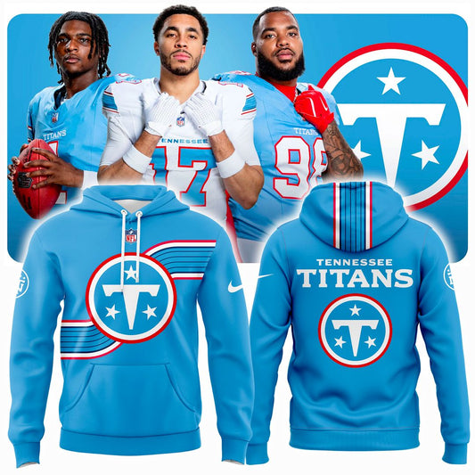 Tennessee Titans Cameron Ward Light Vapor F.U.S.E. Sewn Down Limited Hoodie