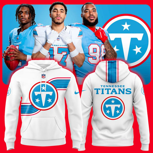 Tennessee Titans Cameron Ward Light Vapor F.U.S.E. Sewn Down Limited Hoodie