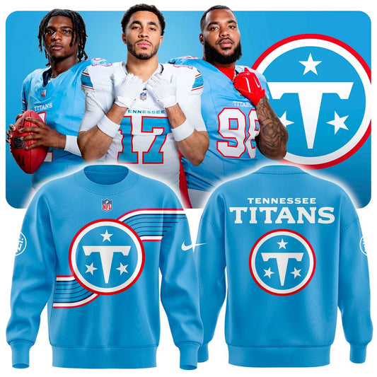 Tennessee Titans Cameron Ward Light Vapor F.U.S.E. Sewn Down Limited Sweatshirt