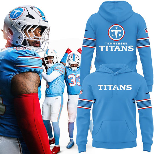 Tennessee Titans Cameron Ward Light Vapor F.U.S.E. Sewn Down Limited Hoodie