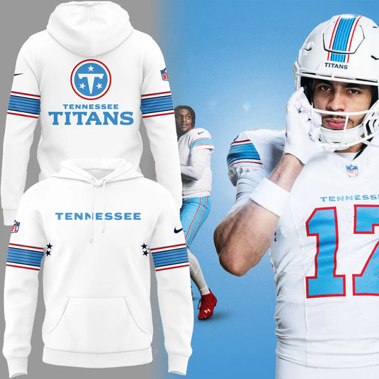 Tennessee Titans Cameron Ward Light Vapor F.U.S.E. Sewn Down Limited Hoodie