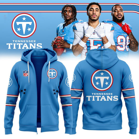 Tennessee Titans Cameron Ward Light Vapor F.U.S.E. Sewn Down Limited Zip Hoodie
