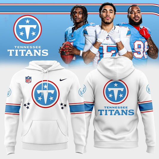 Tennessee Titans Cameron Ward Light Vapor F.U.S.E. Sewn Down Limited Hoodie