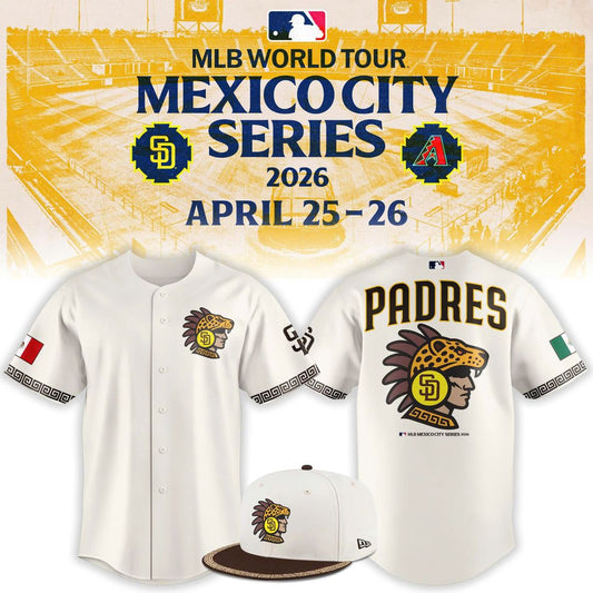 San Diego Padres MLB Mexico City Series 2026 Jersey