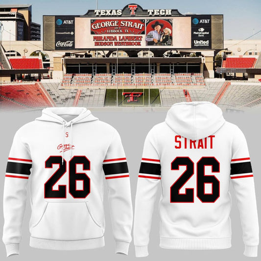 Special 2026 George Strait x Texas Tech Football Hoodie