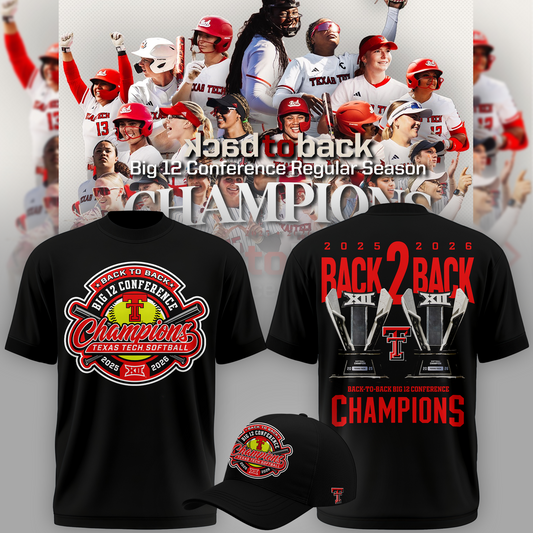 Texas Tech Softball 2026 WCWS Tshirt