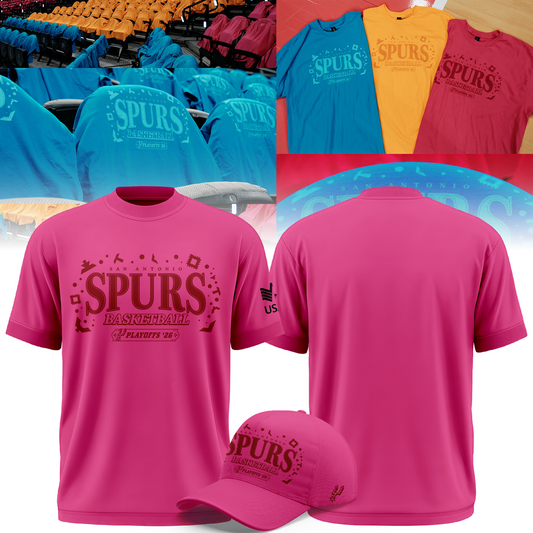 San Antonio Spurs 2026 NBA Playoffs T-Shirt - Round 2