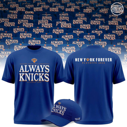 2026 Exclusive T-Shirt NEW YORK KNICKS Playoffs Round 2