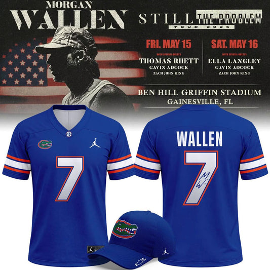 2026 Exclusive Version Jersey Signed Morgan Wallen x Florida Gators Football