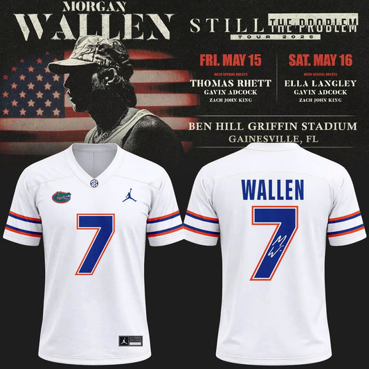 2026 Exclusive Version Jersey Signed Morgan Wallen x Florida Gators Football