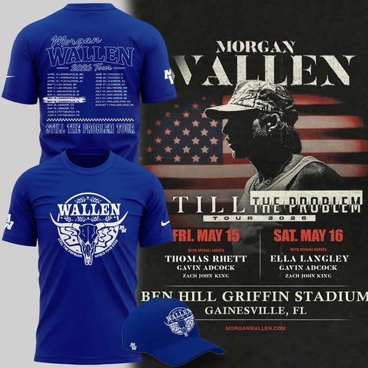 Exclusive Version T-Shirt Signed Morgan Wallen x Florida Gators Football