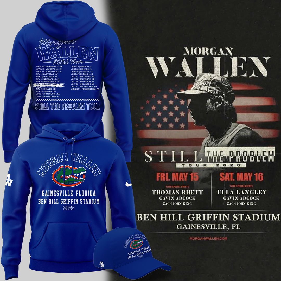 Limited edition Morgan Wallen x Florida Gators Football Hoodie