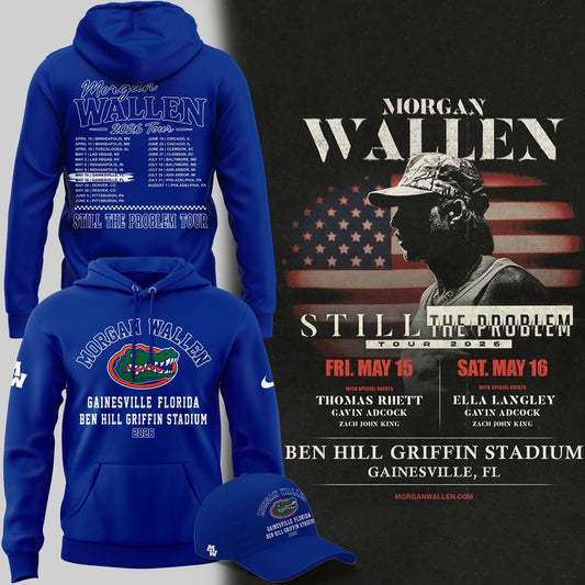 Limited edition Morgan Wallen x Florida Gators Football Hoodie