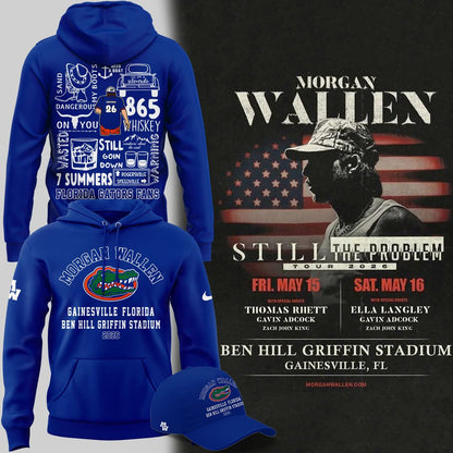 Limited edition Morgan Wallen x Florida Gators Football Hoodie